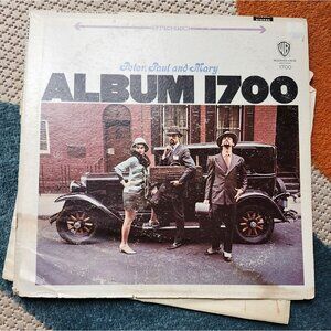 Peter Paul And Mary Album 1700 Vintage Vinyl Record Warner Bros 1700 Stereo Folk